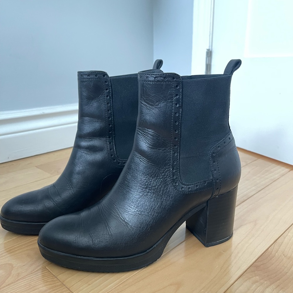 Leather Geox Ankle Boots